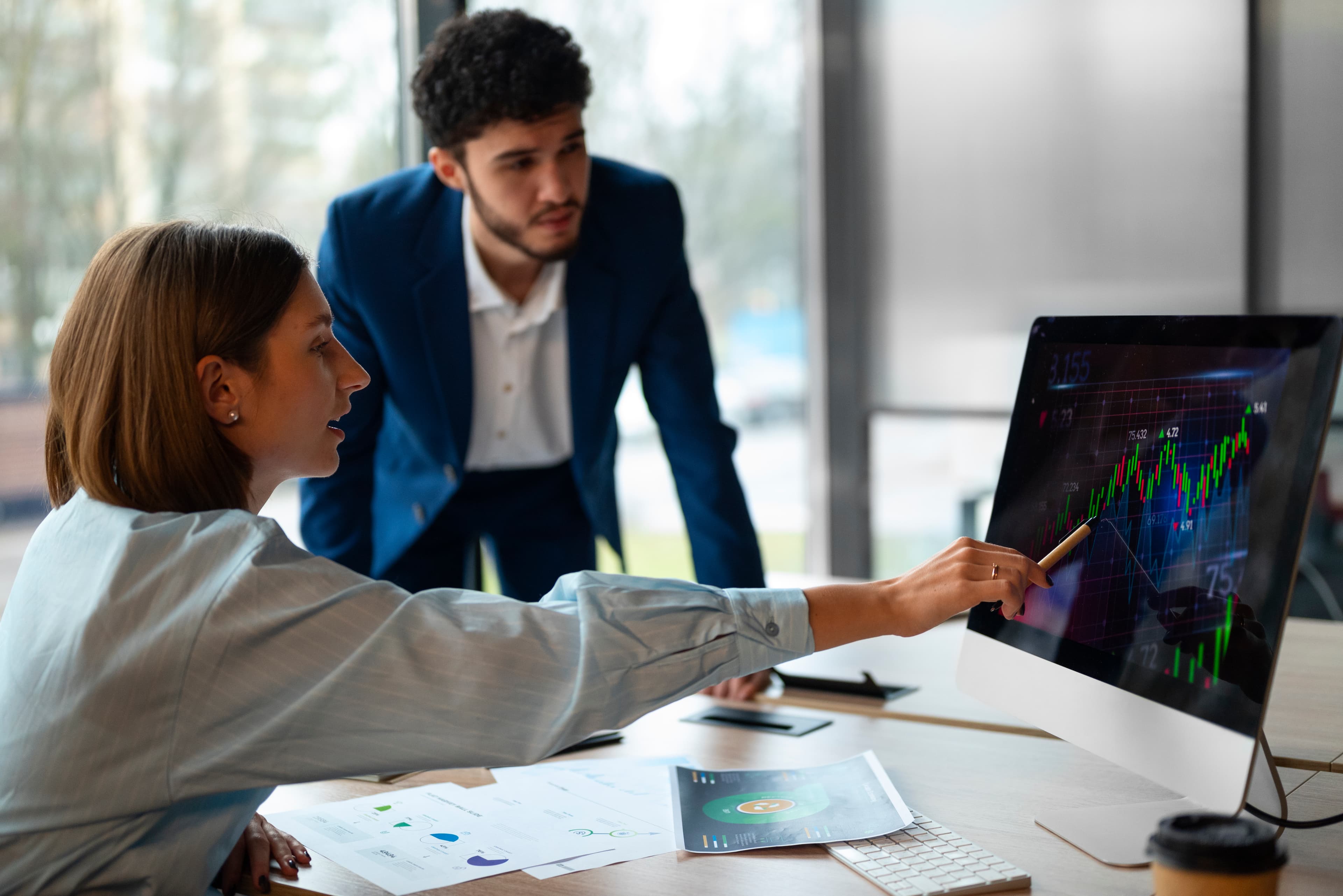 Investment services background